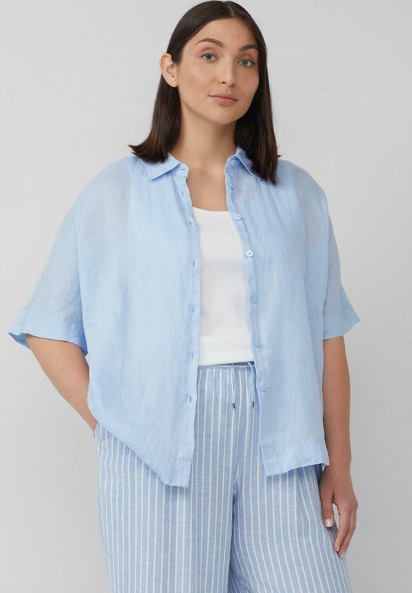 s.Oliver Button-down blouse - hellblau