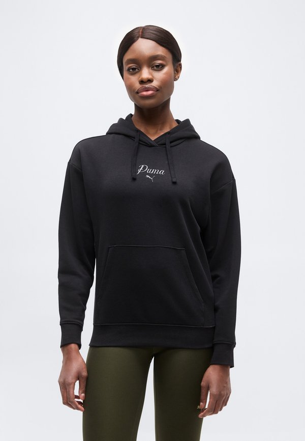 Puma ESS SCRIPT COMFORT  TR - Hoodie - black