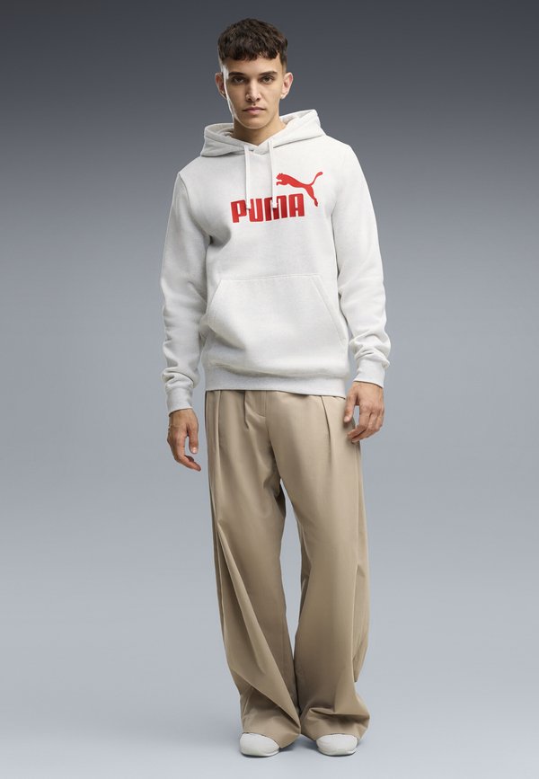 Puma ESS NO. 1 LOGO HOODIE FL (S) - Hoodie - white glow heather
