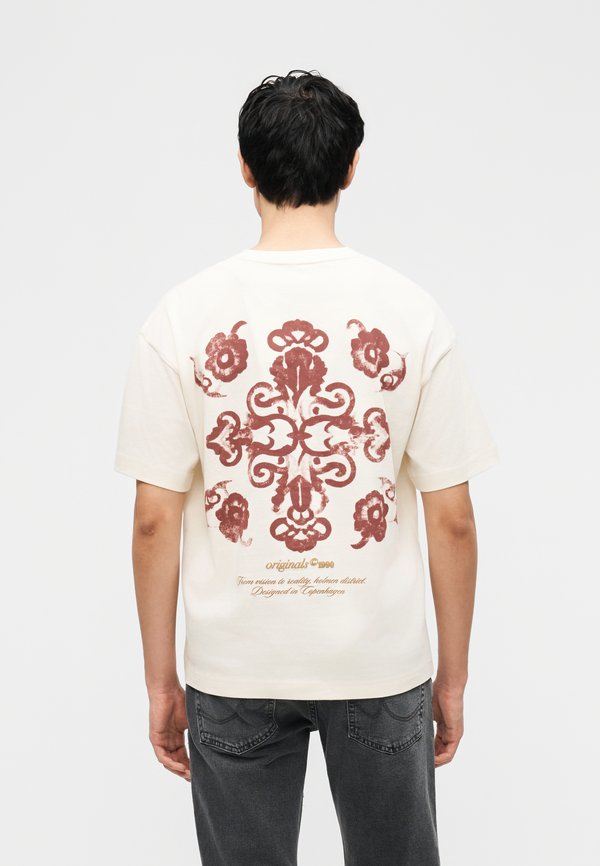 Jack & Jones T- - Print T-shirt - antique white