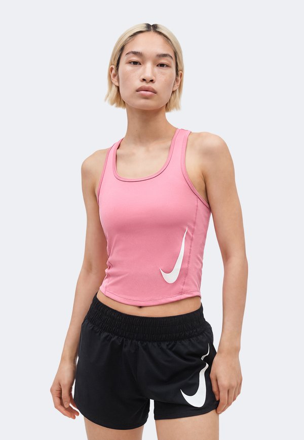 Nike Performance TEMPO RUN TANK - Top - peony/photon dust/white
