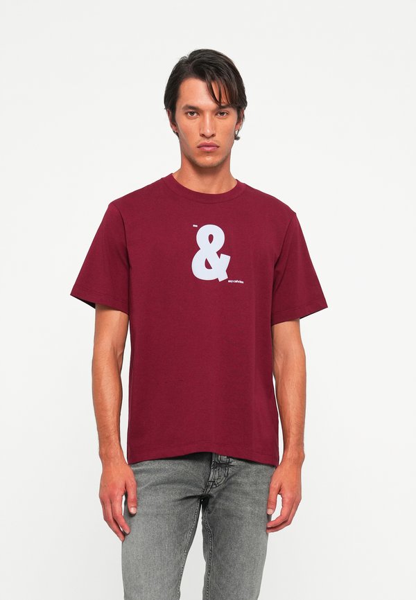 Calvin Klein Jeans 20S GRAPHIC TEE - Print T-shirt - renaissance red