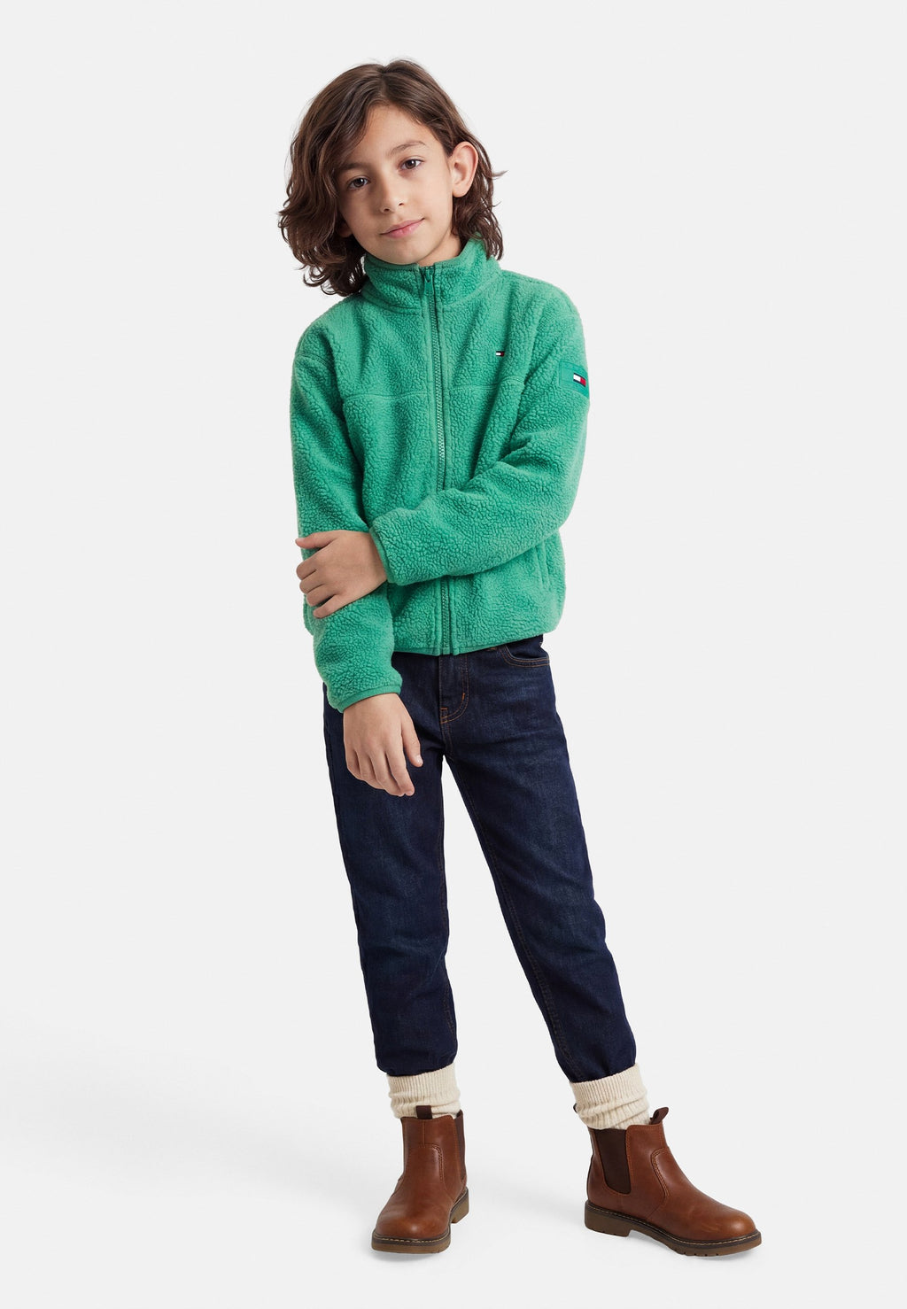 ESSENTIAL POLAR FLEECE ZIP-THRU SWEATSHIRT Media 2