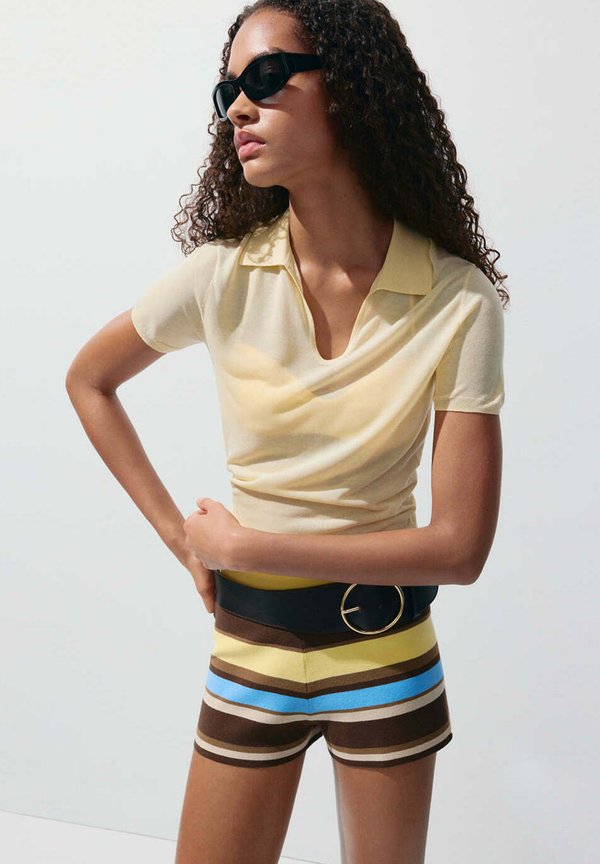 Mango ADULT - Shorts - yellow brown