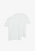 s.Oliver S.OLIVER HERREN T-SHIRT MIT LOGO-PRINT | 2 STÜCK  - Basic T-shirt - x weiß
