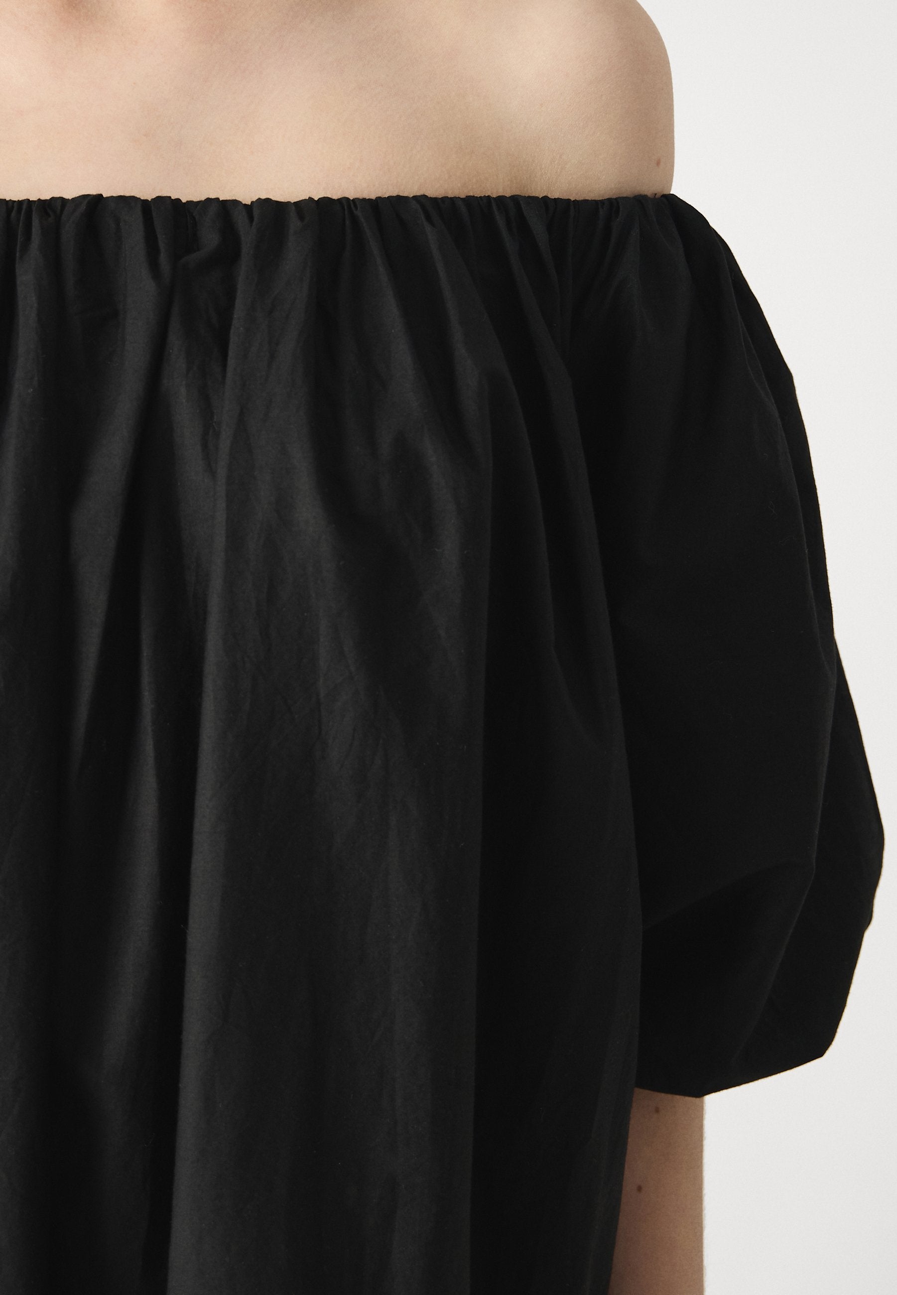 Gina Tricot OFF SHOULDER POPLIN DRESS