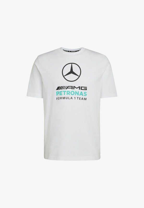 adidas Performance Sports T-shirt - white   semi mint rush