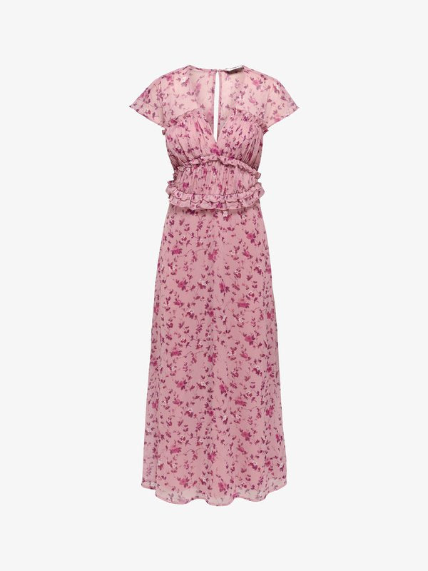 ONLY ONLVALDA Long - Maxi dress - elderberry