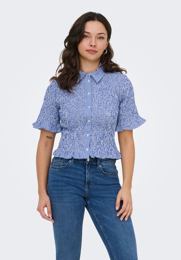 ONLY ONLTAMARI - Button-down blouse - blue bonnet