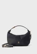 Tommy Hilfiger TH MONOGRAM PLAQUE CROSSBODY BAG - Handbag - black
