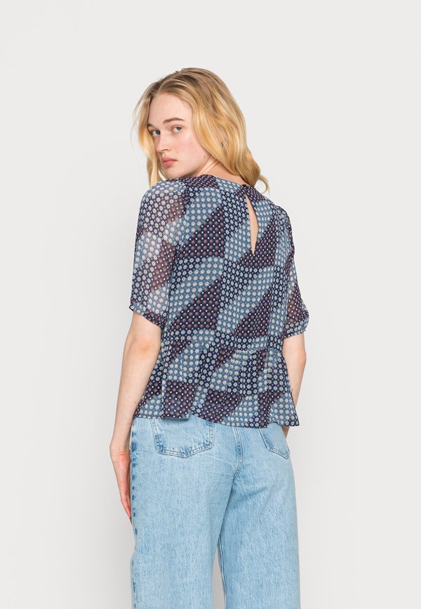 Vero Moda VMNATASHA PATCHWORK 2/4 BLOUSE