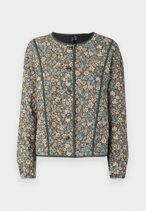 Vero Moda VMJANE DETAIL BUTTON JACKET - Light jacket - capers