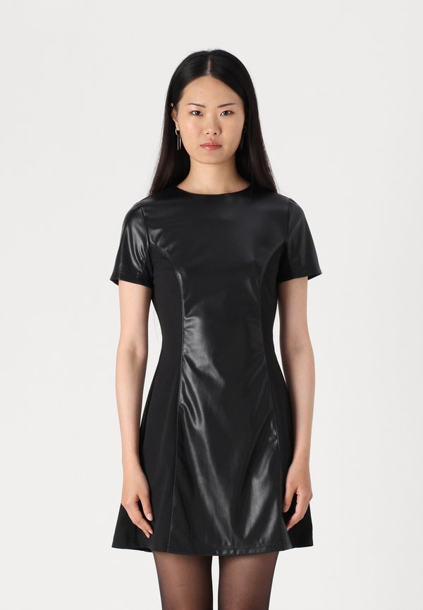 ONLY ONLMADDY MIX DRESS - Day dress - black