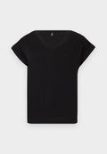 ONLY ONLMALOU LIFE V NECK - Print T-shirt - black
