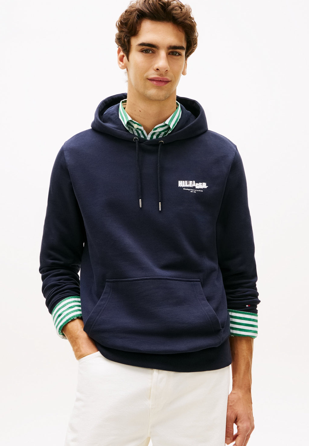 PHOTO PRINT TERRY DRAWSTRING HOODY Media 4