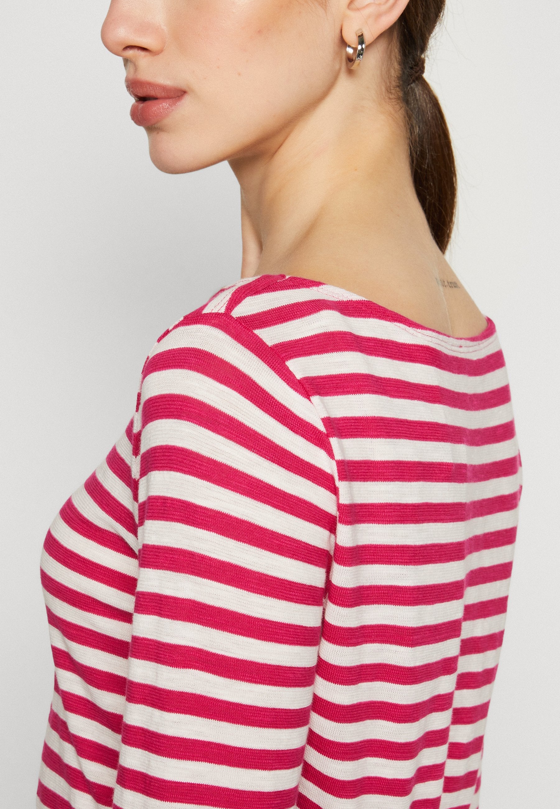 Marc O'Polo LONG SLEEVE BOAT NECK STRIPED