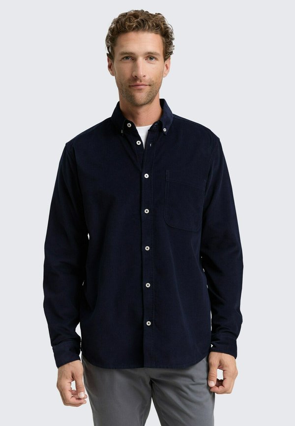 TOM TAILOR REGULAR FIT MIT BRUSTTASCHE - Shirt - sky captain blue