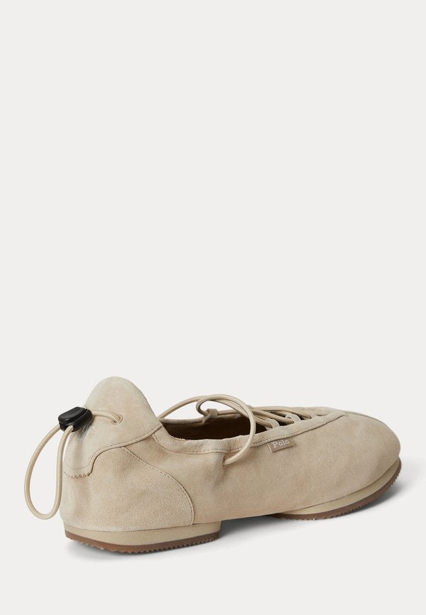 Polo Ralph Lauren THE SUEDE LACE-UP BALLERINA SNEAKER