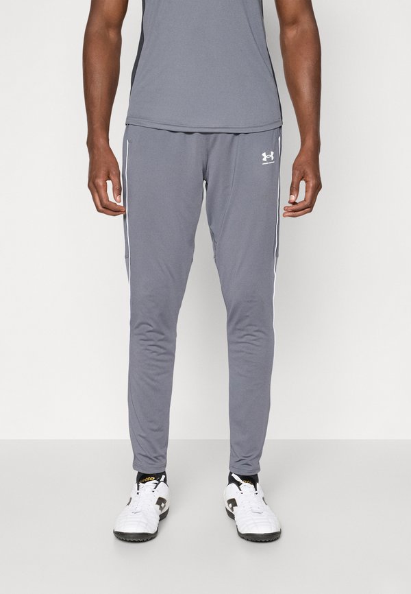 Under Armour CHALLENGER TRAINING - Tracksuit bottoms - castlerock/white