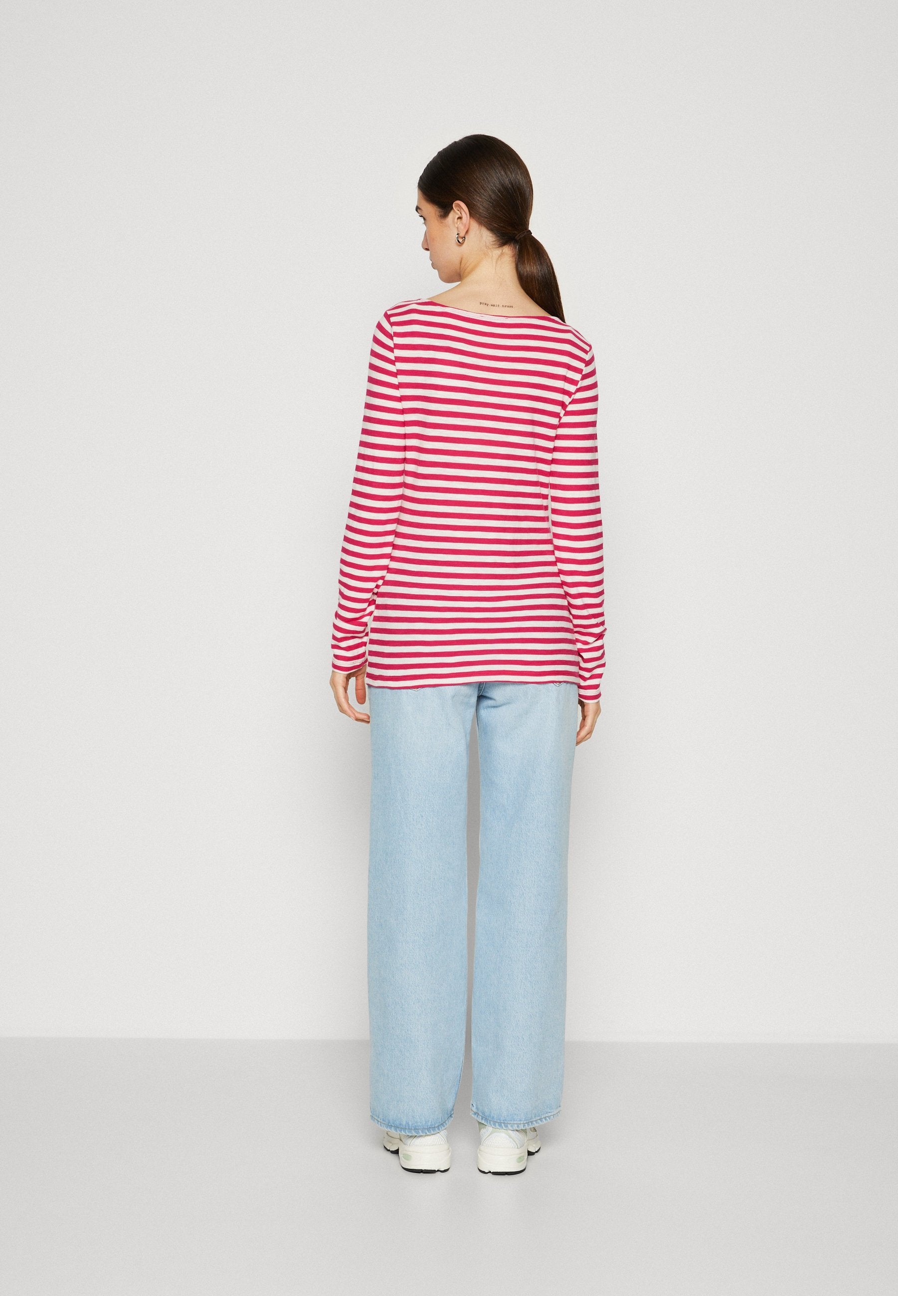 Marc O'Polo LONG SLEEVE BOAT NECK STRIPED