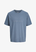 Jack & Jones JJESTAR JJ TEE SS NOOS - Print T-shirt - blue mirage