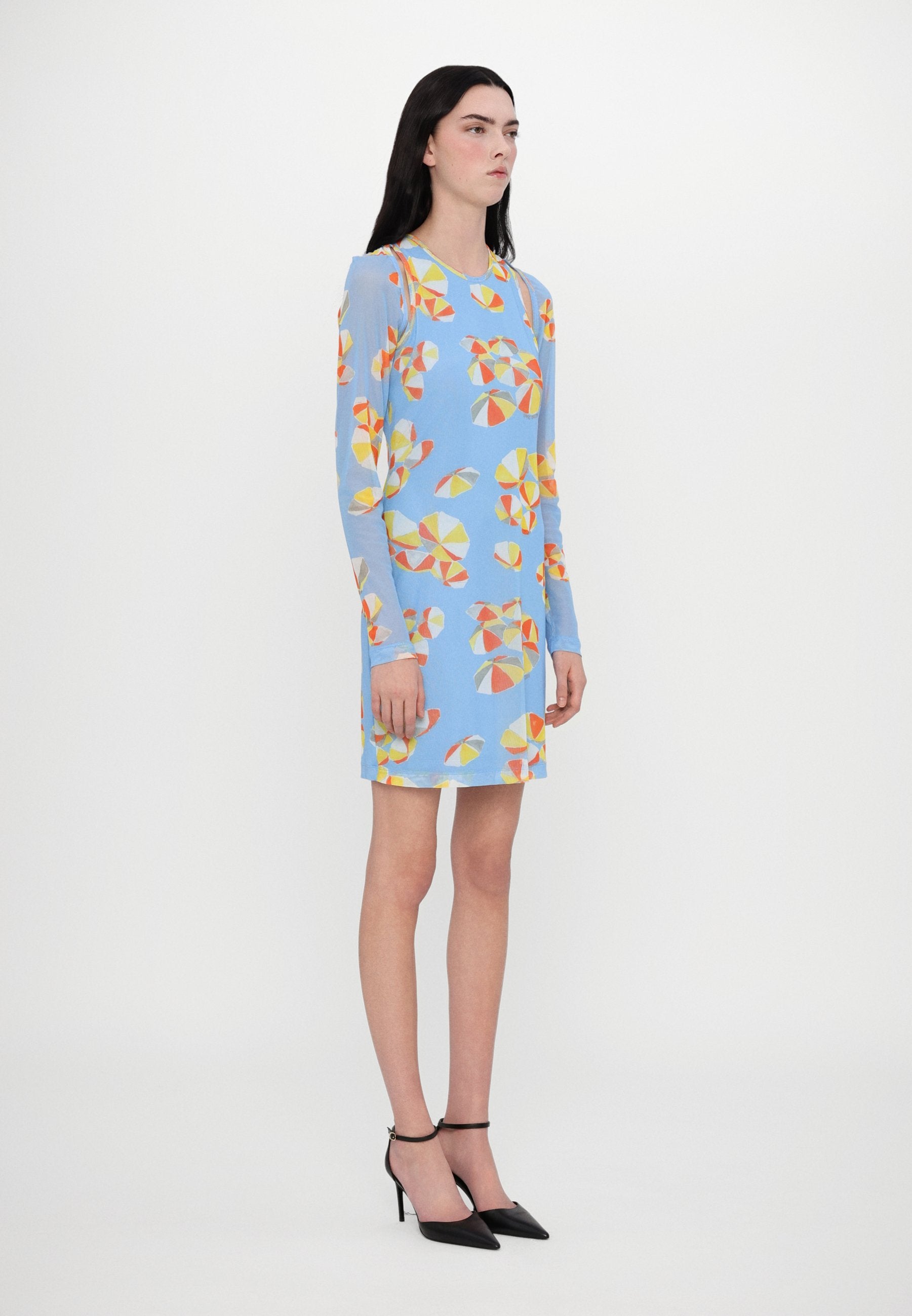 MOSCHINO JEANS BEACH UMBRELLAS PRINT