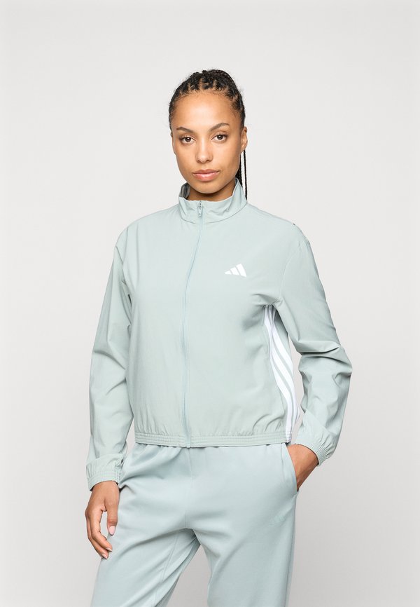adidas Performance WORKOUT ESSENTIALS 3-STRIPES WOVEN WARM UP JACKET