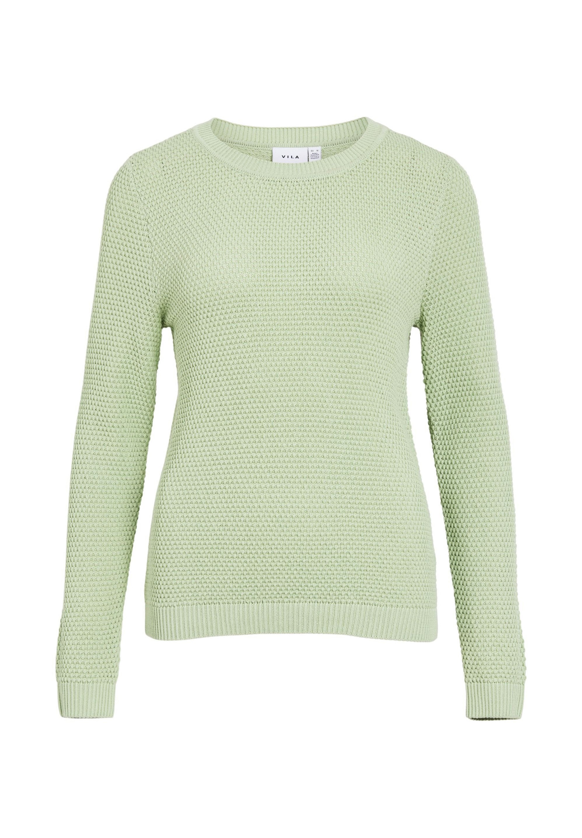 VILA VIDALO O-NECK L/S KNIT TOP- NOOS