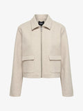 ONLY ONLVELA ZIP SHORT JACKET OTW - Summer jacket - pumice stone