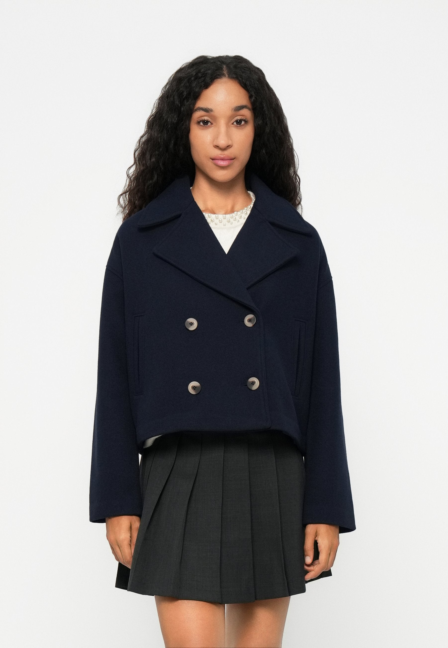 VILA VIKAMINA Wool blend