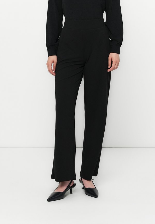 ONLY ONLEVI LIFE WIDE PANT - Trousers - black