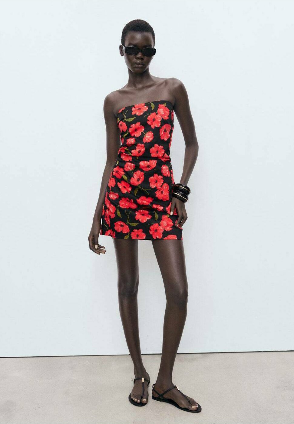 Mango STRAPLESS FLORAL