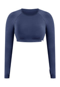 Smilodox CROPPED LONG SLEEVE THUMB HOLES LINNEA
