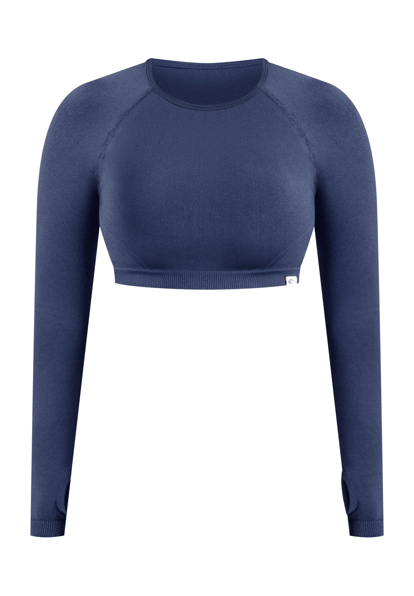 Smilodox CROPPED LONG SLEEVE THUMB HOLES LINNEA
