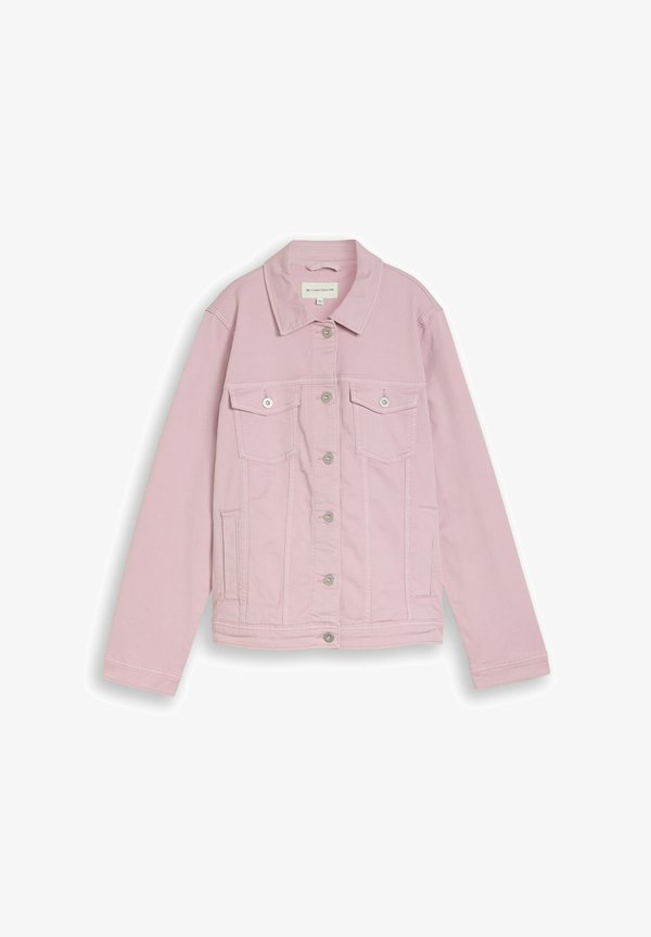 TOM TAILOR PLUS SIZE-MIT EINGRIFFSTASCHEN - Denim jacket - light elderberry