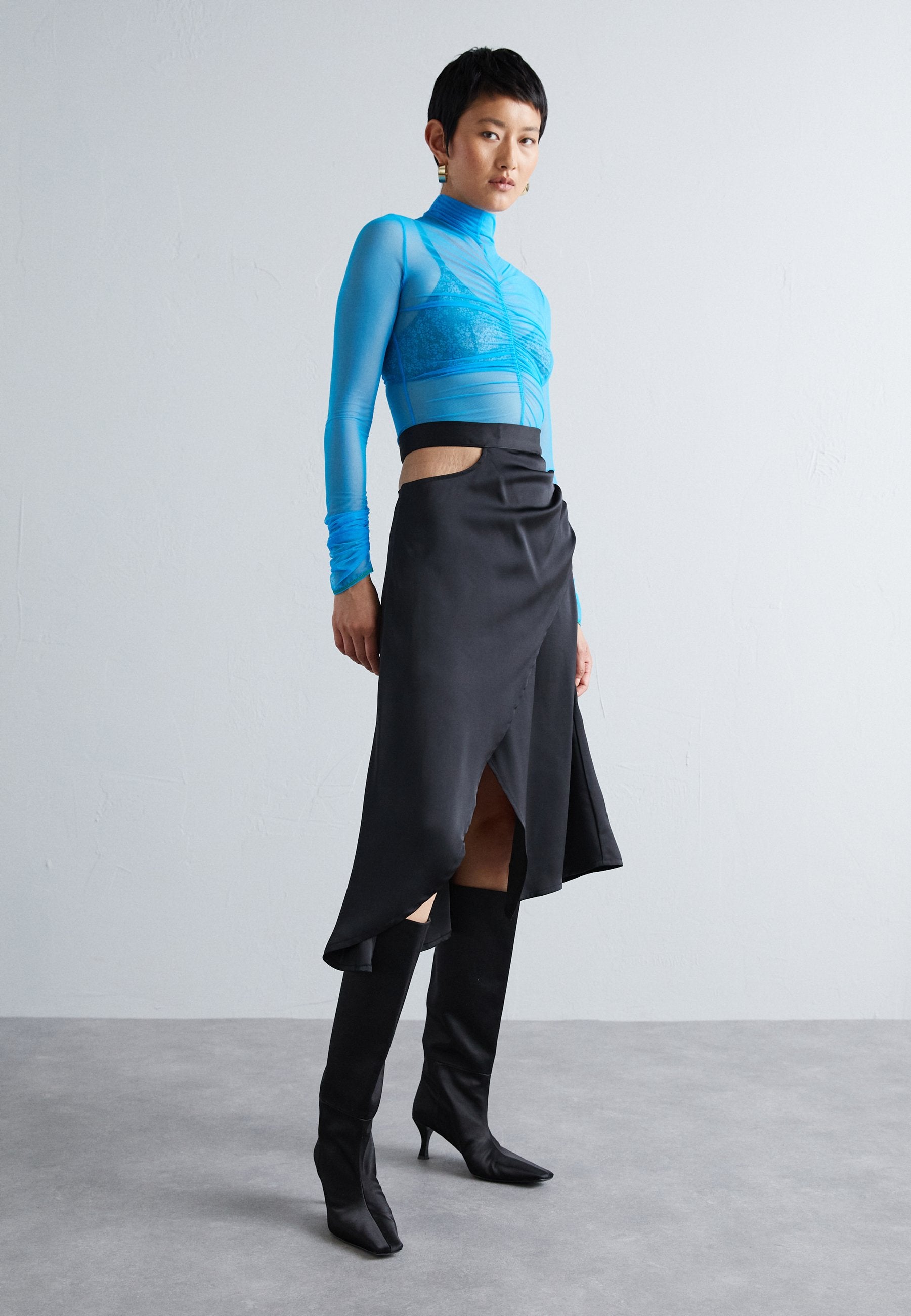Han Kjøbenhavn SLIT LONG DRAPE SKIRT