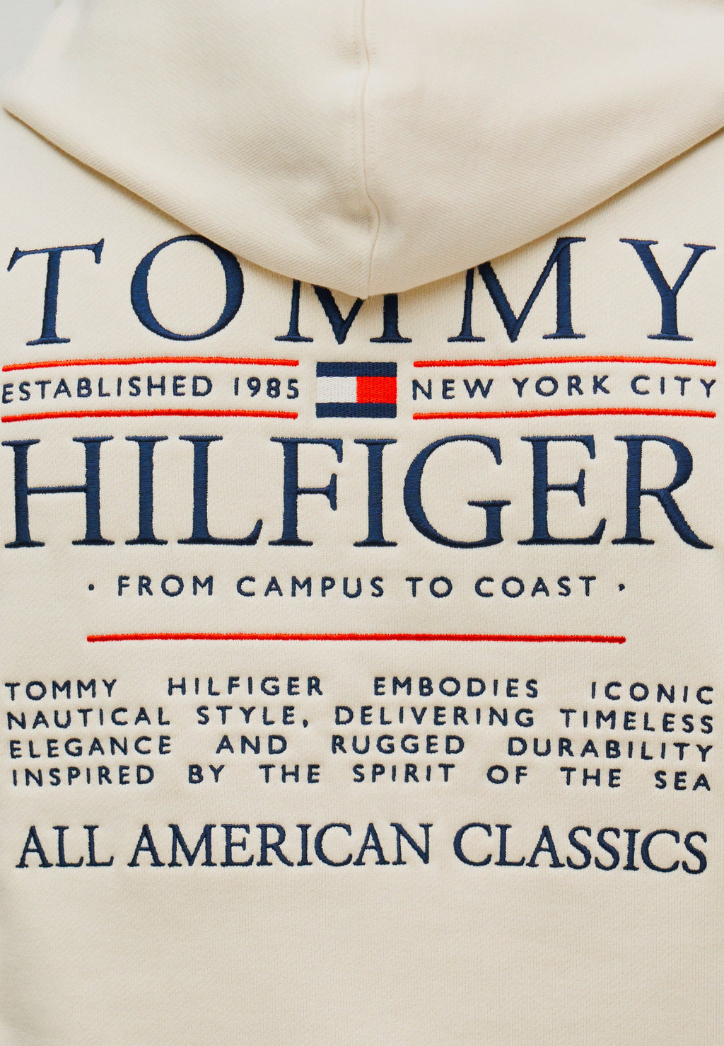 HERITAGE LOGO EMBROIDERY DRAWSTRING HOODY Media 6