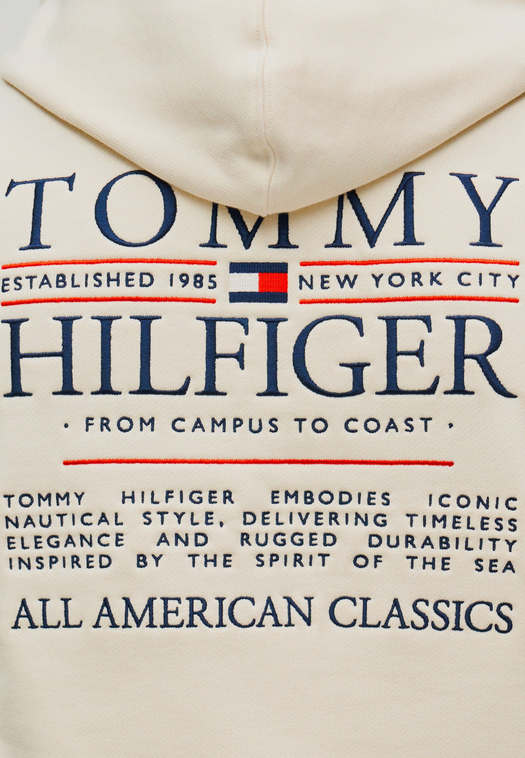HERITAGE LOGO EMBROIDERY DRAWSTRING HOODY Media 6