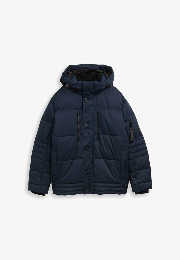TOM TAILOR MIT ABNEHMBARER KAPUZE - Winter jacket - sky captain blue