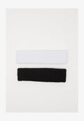 Nike Performance HEADBAND UNISEX 2 PACK - Sweatband - black/white