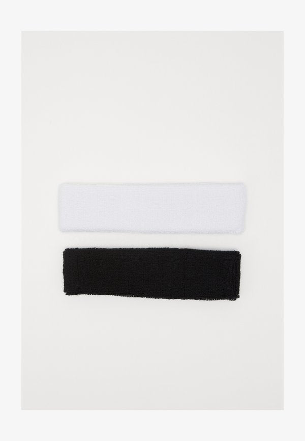 Nike Performance HEADBAND UNISEX 2 PACK - Sweatband - black/white