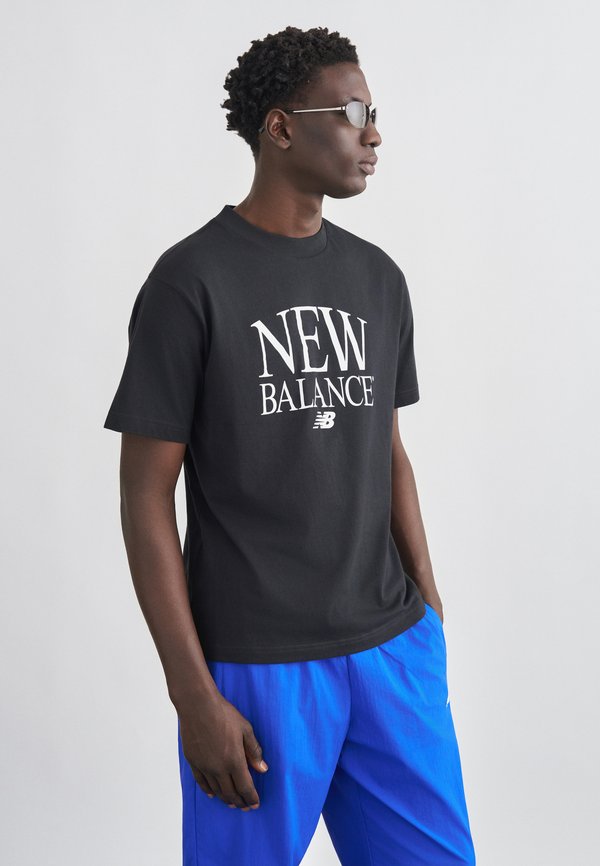 New Balance REIMAGINED GRAPHIC  - Print T-shirt - black