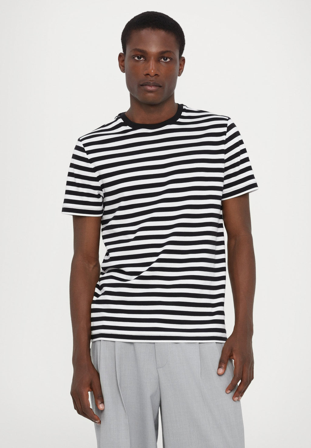 Michael Kors SLEEK CREW STRIPE