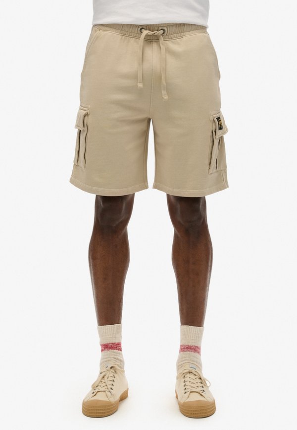 Superdry & Co CONTRAST STITCH  - Shorts - washed silver beige