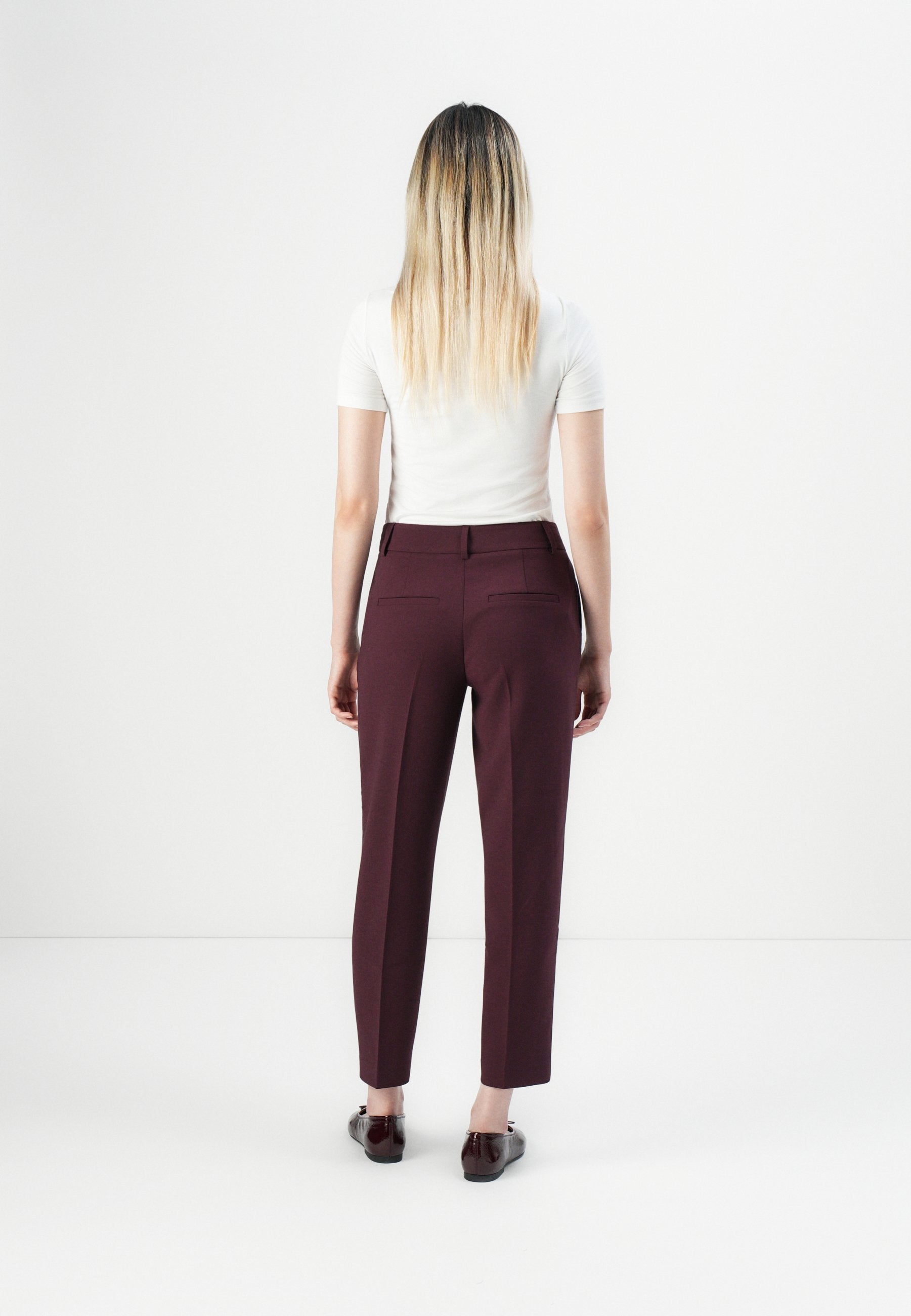 Selected SLWRITA-RIA MW CROPPED PANT MEL NOOS
