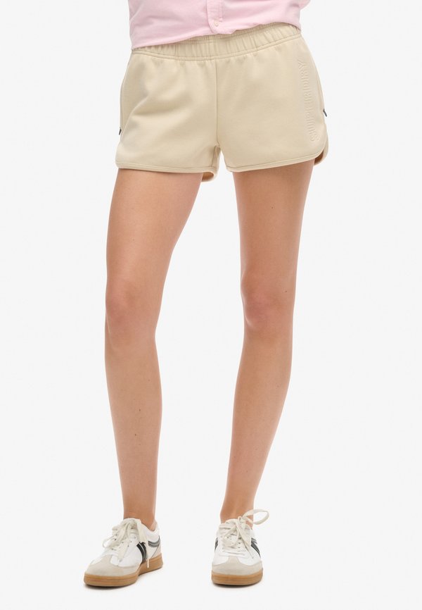 Superdry & Co TECH RACER - Shorts - pelican beige