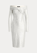 Lauren Ralph Lauren KENEIA MIDI LONG SLEEVE DRESS