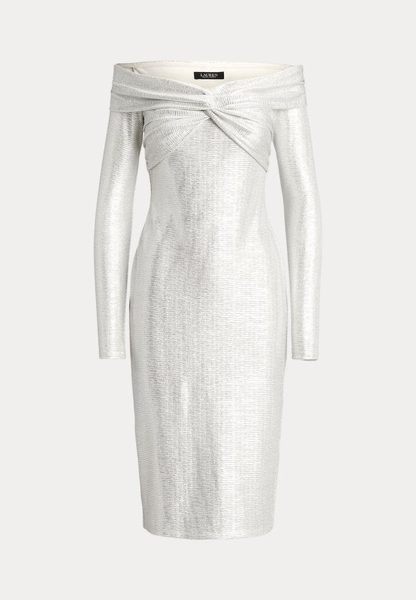 Lauren Ralph Lauren KENEIA MIDI LONG SLEEVE DRESS