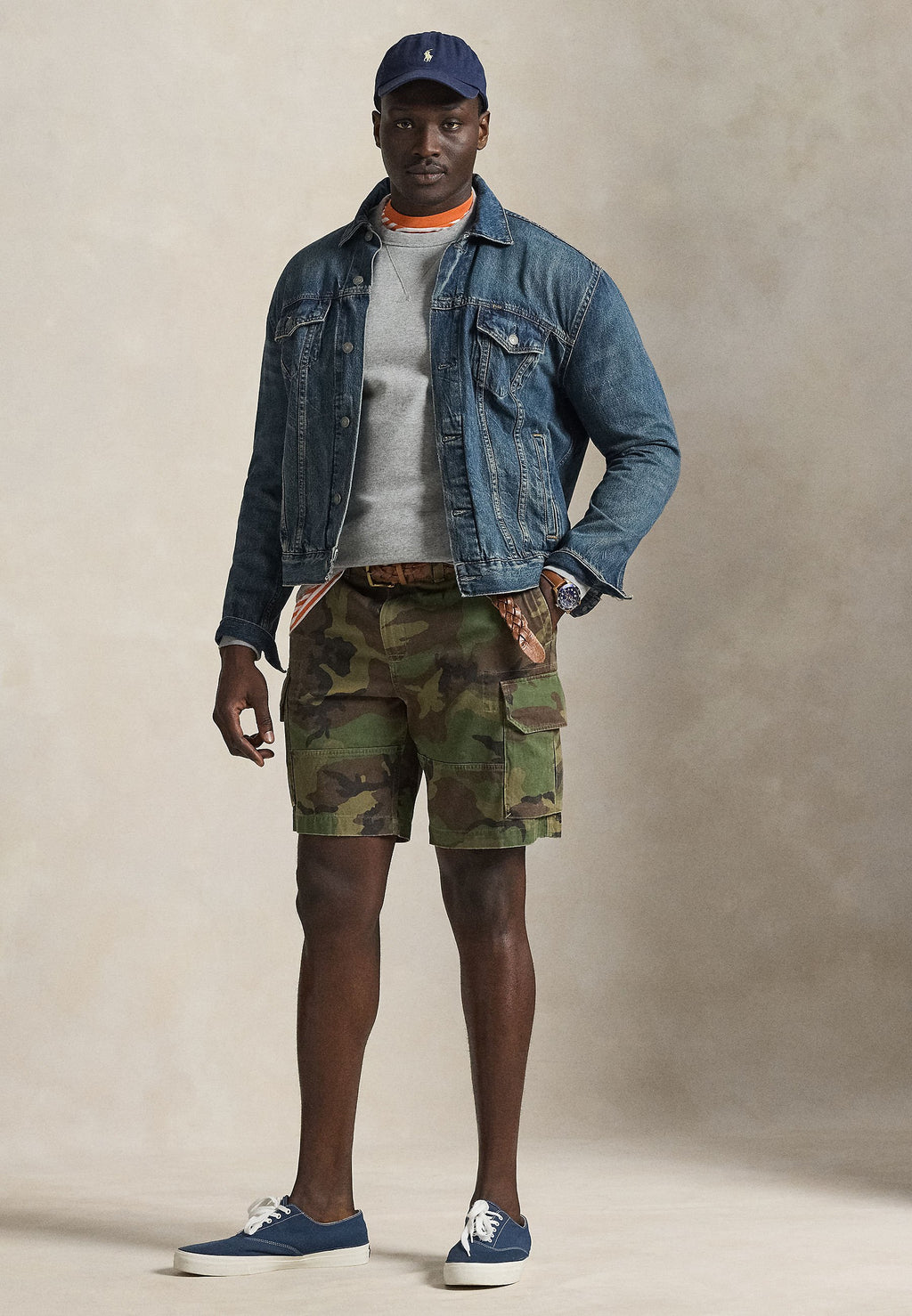 Polo Ralph Lauren Big & Tall GELLAR RELAXED FIT CARGO SHORT