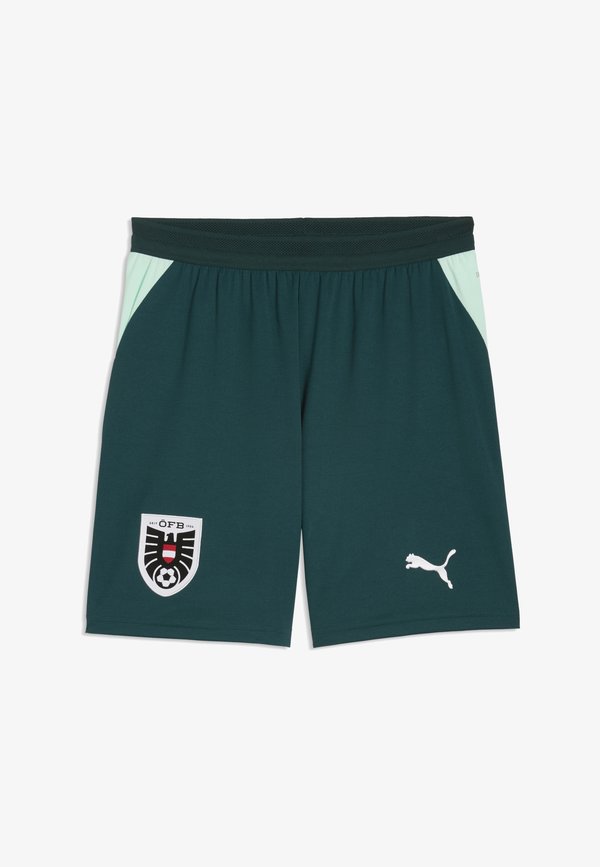Puma AUSTRIA ÖFB SHORTS REPLICA - Sports shorts - green terrain-mint melt